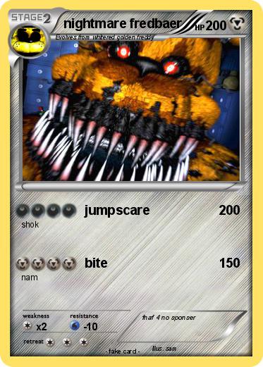 Pokemon nightmare fredbaer