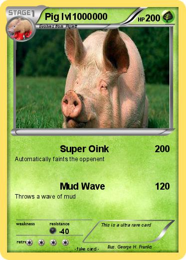 Pokemon Pig lvl1000000