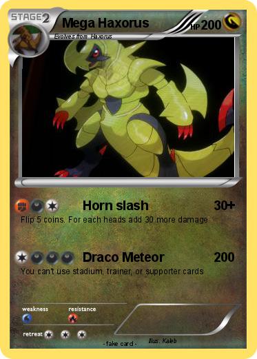 Pokemon Mega Haxorus
