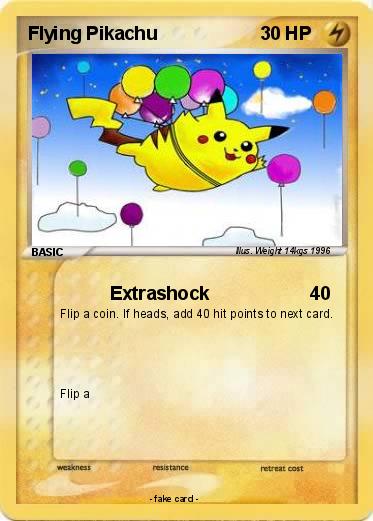 Pokemon Flying Pikachu