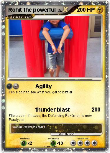 Pokemon Rohit the powerful