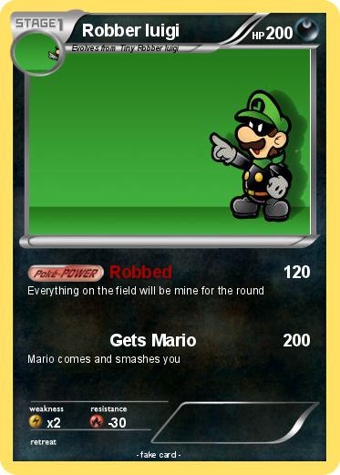 Pokemon Robber luigi