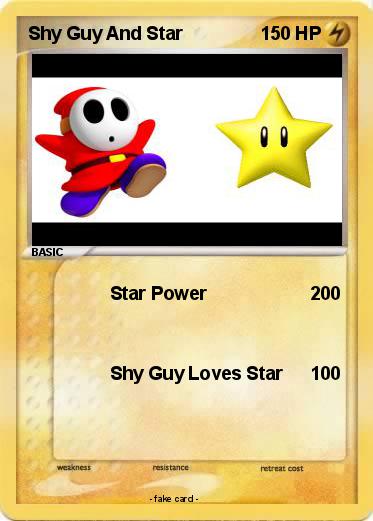 Pokemon Shy Guy And Star