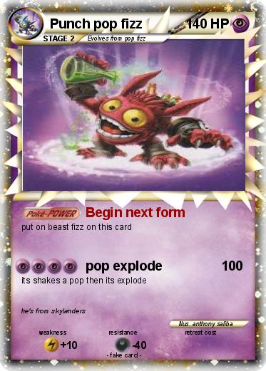 Pokemon Punch pop fizz