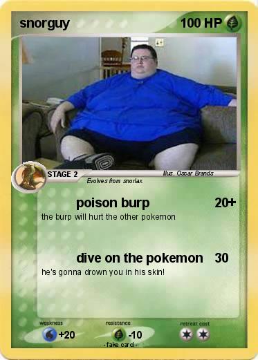 Pokemon snorguy