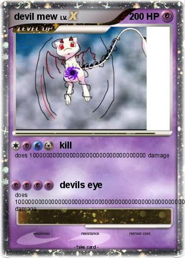 Pokemon devil mew
