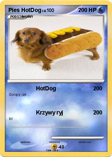 Pokemon Pies HotDog