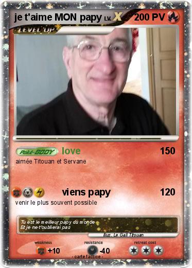Pokemon je t'aime MON papy