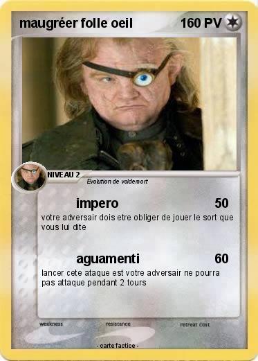 Pokemon maugréer folle oeil