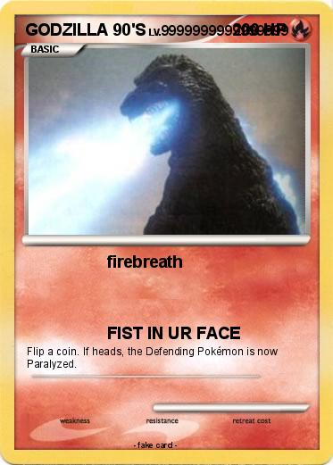 Pokemon GODZILLA 90'S