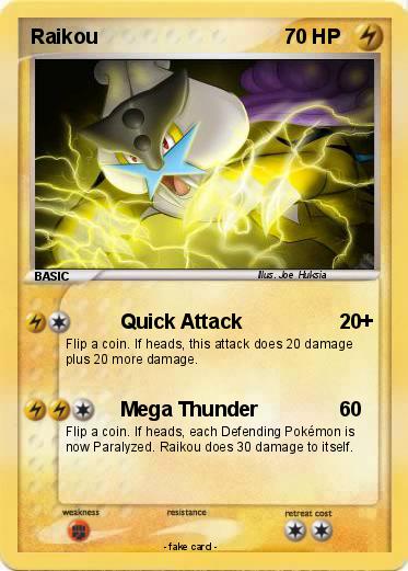 Pokemon Raikou