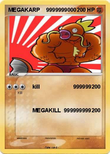 Pokemon MEGAKARP    9999999000