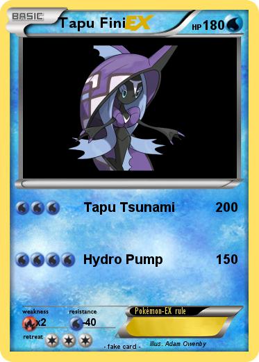 Pokemon Tapu Fini