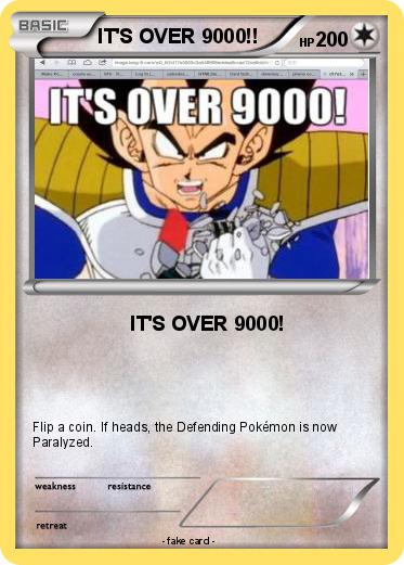 Pokemon IT'S OVER 9000!!