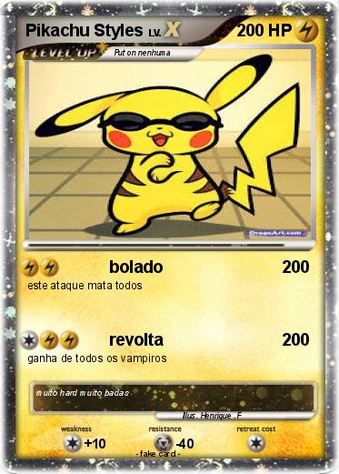 Pokemon Pikachu Styles