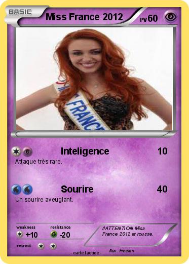 Pokemon Miss France 2012