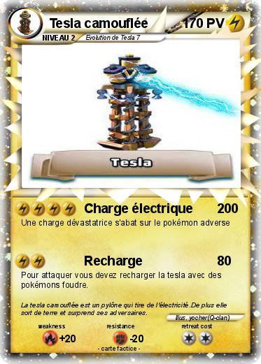 Pokemon Tesla camouflée