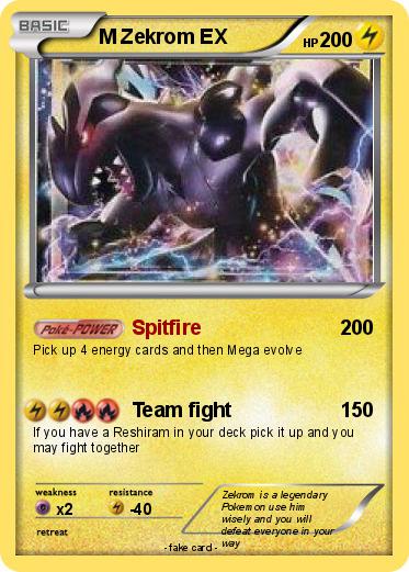 Pokemon M Zekrom EX