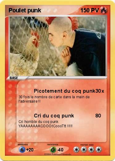 Pokemon Poulet punk