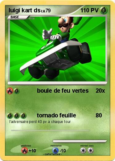 Pokemon luigi kart ds