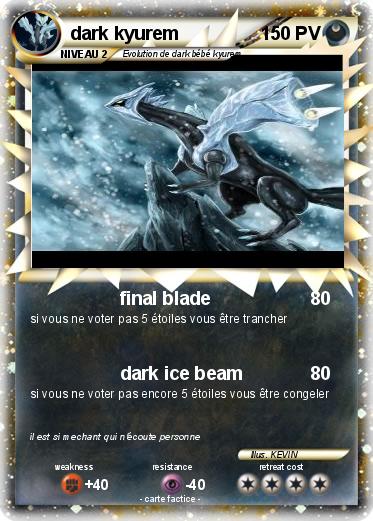 Pokemon dark kyurem