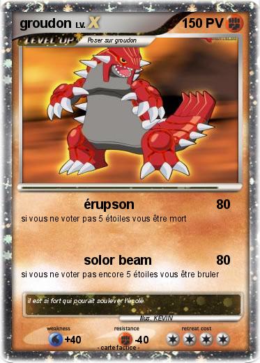 Pokemon groudon