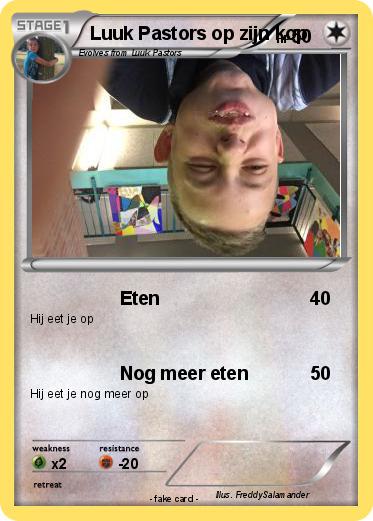Pokemon Luuk Pastors op zijn kop