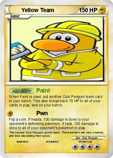 Pokemon Yellow Team