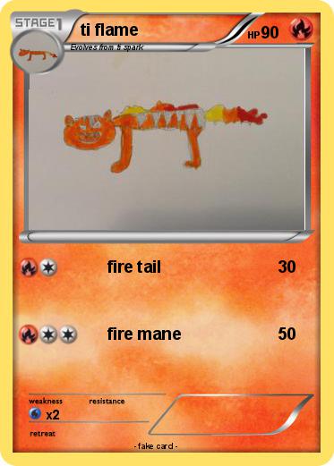 Pokemon ti flame