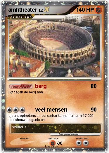 Pokemon amfitheater