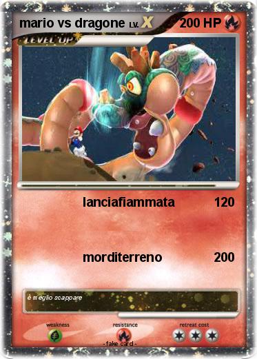 Pokemon mario vs dragone