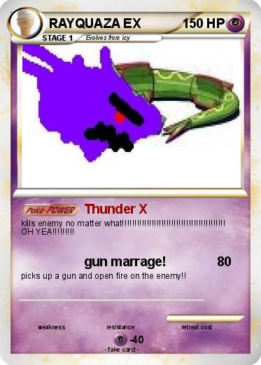 Pokemon RAYQUAZA EX