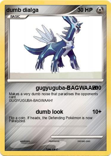 Pokemon dumb dialga