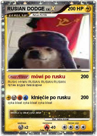 Pokemon RUSIAN DODGE