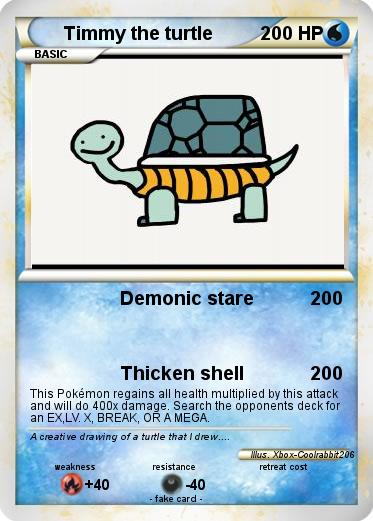 Pokemon Timmy the turtle