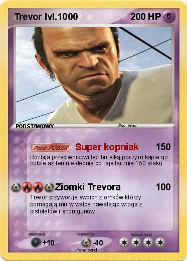Pokemon Trevor lvl.1000