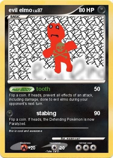 Pokemon evil elmo
