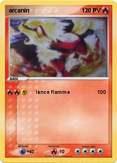 Pokemon arcanin                                                  