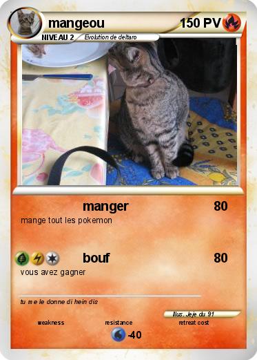 Pokemon mangeou
