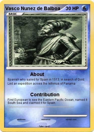 Pokemon Vasco Nunez de Balboa