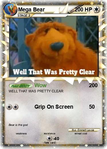 Pokemon Mega Bear