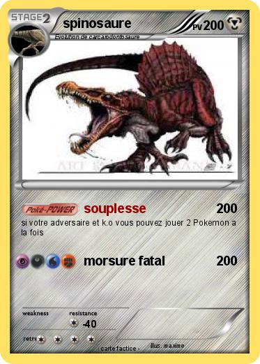 Pokemon spinosaure