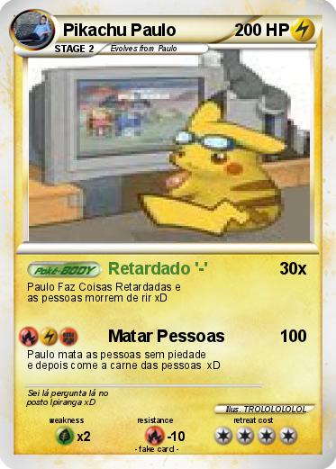 Pokemon Pikachu Paulo