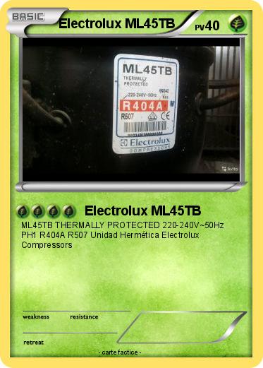 Pokemon Electrolux ML45TB