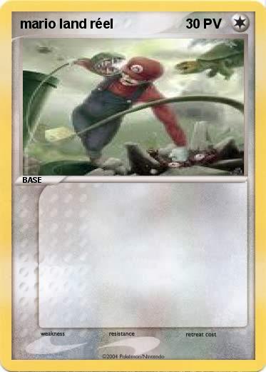 Pokemon mario land réel
