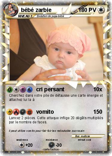 Pokemon bébé zarbie