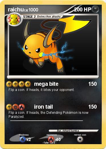 Pokemon raichu