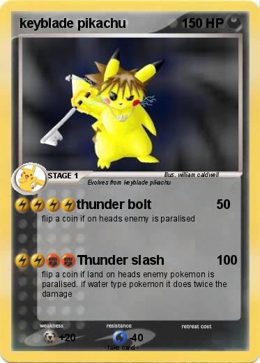 Pokemon keyblade pikachu
