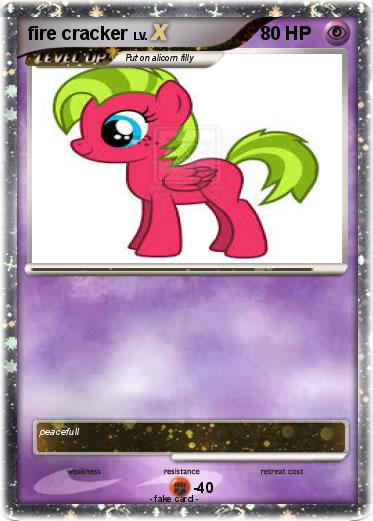 Pokemon fire cracker