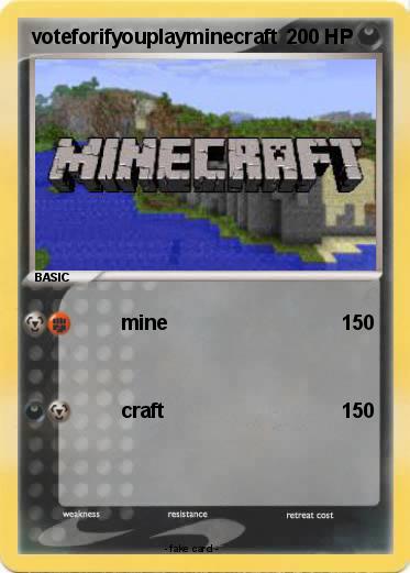 Pokemon voteforifyouplayminecraft